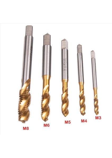 Spiral Sivri Musluklar Dokunma Iplik Oluşturma Hss 10 Adet Metrik Spiral Yivli Makine Vidası Musluk M3 M4 M5 M6 M8 (Yurt Dışından) fiyatları