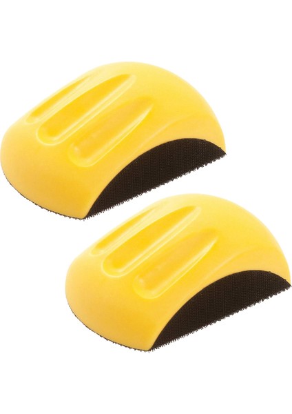 2x 6 Inç El Zımparalama Bloğu Kanca ve Döngü Zımpara Kağıdı El Pedi Parlatma Pedi Aşındırıcı Aletler (Yurt Dışından)