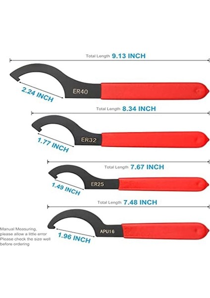 Coilover Wrench Somunner 4pcs Kaymaz Olmayan Anahtar Anahtarı Seti Profesyonel Evrensel Kauçuk Sap Anahtarı Aracı (Yurt Dışından) fiyatları