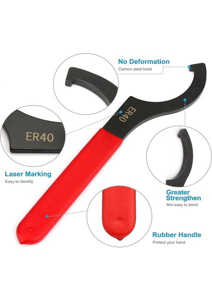 Coilover Wrench Somunner 4pcs Kaymaz Olmayan Anahtar Anahtarı Seti Profesyonel Evrensel Kauçuk Sap Anahtarı Aracı (Yurt Dışından) fırsatları