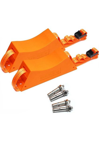 2pcs Propan Tank Tutucu Silindir Duvarı Monte Braket Gaz Silindir Braketi Dayanıklı Abs Gaz Silindiri Vidalar Portakal (Yurt Dışından)