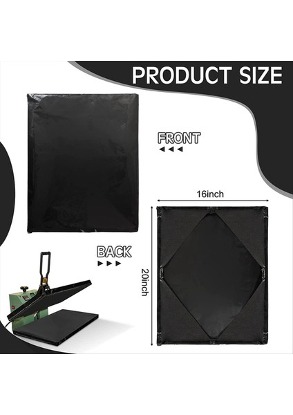 Isı Pres Prensi Sarma Kapağı Isı Pres Isıtma Plakası Koruyucu Kapak Yüksek Sıcaklık Anti-Çubuk (4pcs 16IN X24IN) (Yurt Dışından) fiyatları