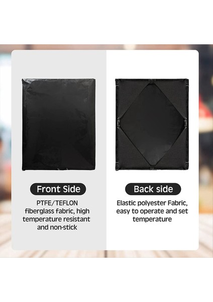 Isı Pres Prensi Sarma Kapağı Isı Pres Isıtma Plakası Koruyucu Kapak Yüksek Sıcaklık Anti-Çubuk (4pcs 16IN X24IN) (Yurt Dışından) modelleri