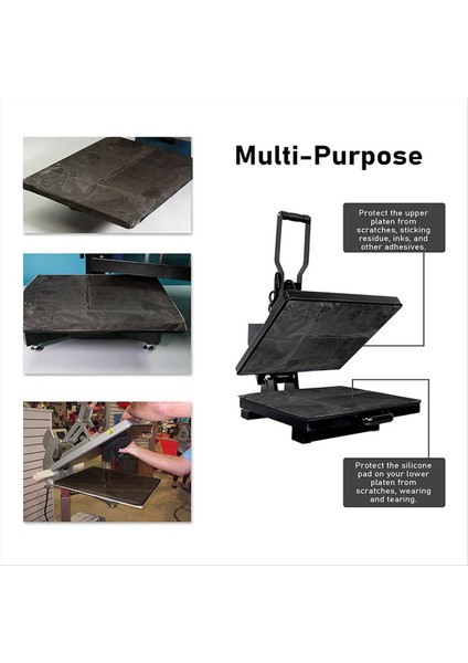 Isı Pres Prensi Sarma Kapağı Isı Pres Isıtma Plakası Koruyucu Kapak Yüksek Sıcaklık Anti-Çubuk (4pcs 16IN X24IN) (Yurt Dışından) fırsatları
