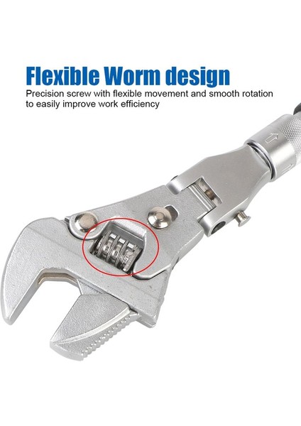 Çok Fonksiyonlu Beş Arada 10 Inç Geri Çekilebilir Ayarlanabilir Anahtar (Yurt Dışından) indirimleri