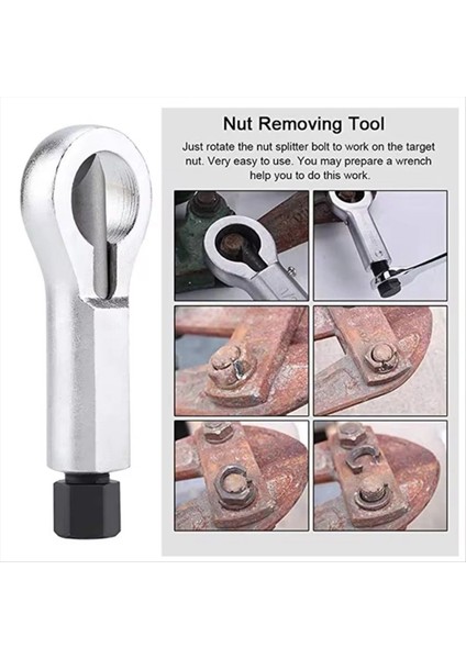 Somun Kırıcı Alet Vidası Ayırma Temizleme Ayırıcı Onarım Kesici Set Paslı Somun Ayırıcı Anahtarı Kesici Aletini Kaldır D (Yurt Dışından) fırsatları