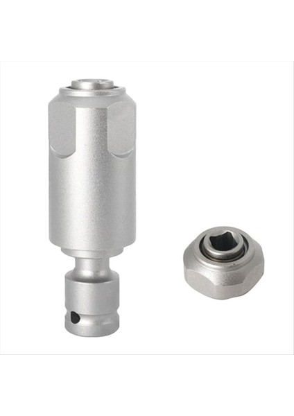 Çekiç Adaptörüne Elektrik Anahtarı 1/2 Dönüşüm Başı Konektör Çubuk Kare Tutamağı Elektrikli Çekiç Matkabı 1 Adet (Yurt Dışından)