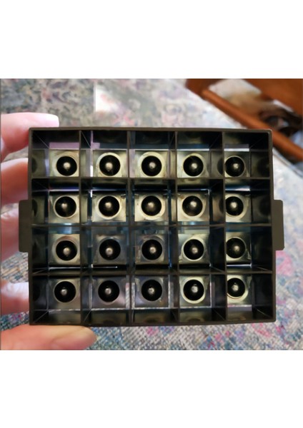 Küçük Clol Maker 20 Ingrıds Manuel Clod Maker Elde Tohum Blok Yapma Aracı Metal Bahçe Minyatür Clod Maker (Yurt Dışından) modelleri