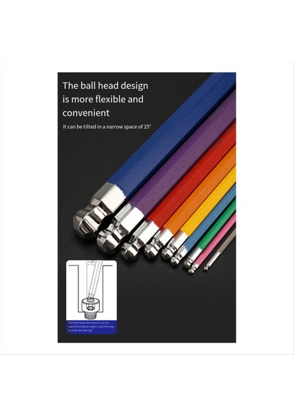 9pcs Hex Anahtar Seti L Anahtar Kiti Uzun Kol Hex Anahtar Seti 1 5mm Ila 10MM Altıgen Gösterme Bisiklet Onarımı Için El Aletleri (Yurt Dışından) modelleri