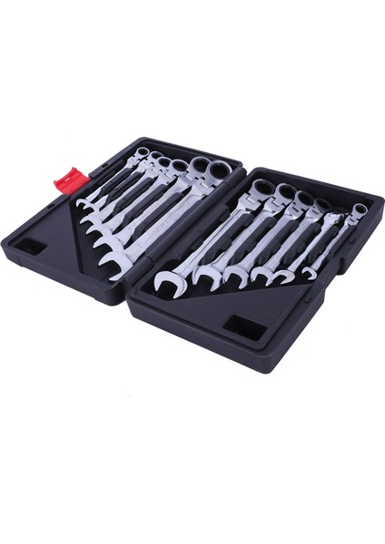 12PCS 8-19MM Esnek Kafa Cırcırlı Dişli Teşheri Anahtarı Seti Cr-V Çelik Tuval (Yurt Dışından) modelleri