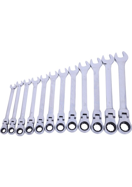 12PCS 8-19MM Esnek Kafa Cırcırlı Dişli Teşheri Anahtarı Seti Cr-V Çelik Tuval (Yurt Dışından) fırsatları