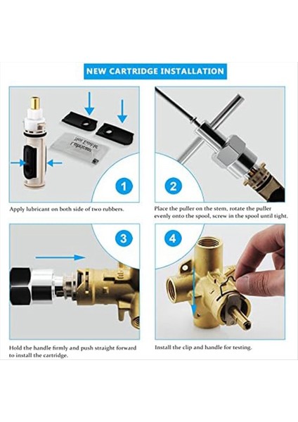 1222 Aracı 104421 ile Yedek Kartuş ve Klipsli Klip Duş Onarım Kiti Moen One Hanlde Posi Musluk (Yurt Dışından) indirimleri