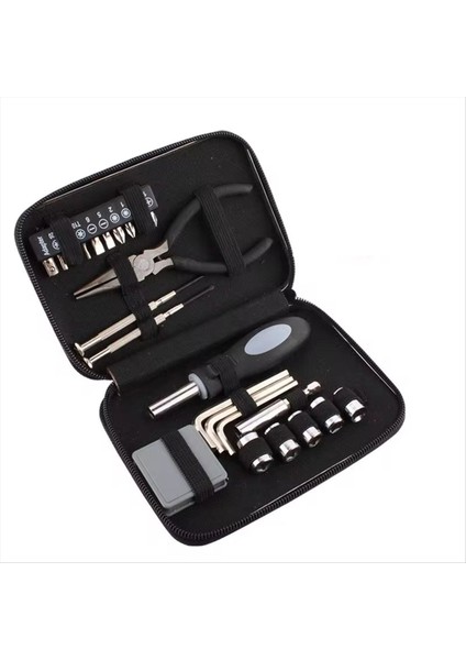 Hanehalkı El Takımı Kiti Taşınabilir Iğne Burun Pensesi Onarım Araçları Depolama Kılıfı Kombinasyon Paketi Karışık Araç Seti (Yurt Dışından)