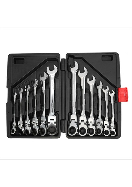 12PCS Çift Amaçlı Mandal Anahtarı Sabit Anahtar El Alet Seti 72 Diş 12 Parçalı Cırcır Anahtarı Kombinasyon Kiti (Yurt Dışından) fiyatları