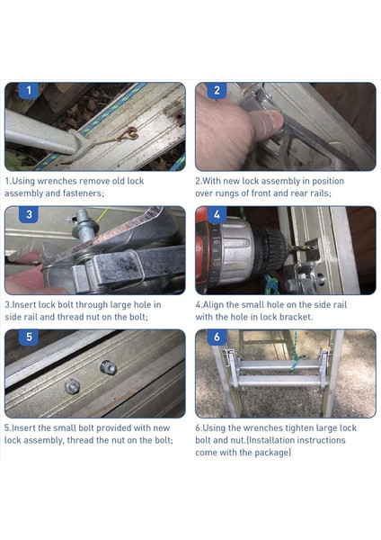 Uzatma Merdiveni Sabitleme Tokası Kiti 28-11 Uyumlu Alüminyum Uzatma Merdiveni Uzatma Merdiveni Basamak Kilit Kiti (Yurt Dışından) indirimleri