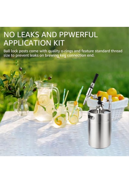 2 Çift Bilyalı Kilit Direği Paslanmaz Çelik 304 Ev Yapımı 19/32 Inç-18 Karbondioksit Benzin Tankı Bira Sıvısı (Yurt Dışından) fırsatları