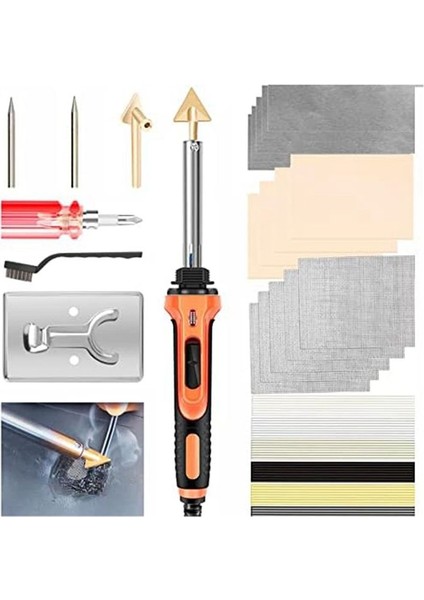 Plastik Kaynakçı - 100W Plastik Kaynak Kiti Kaynak Demir Gunwith 56 Çubuk Karbaşaşırlar Için Yüzey Onarım Aracı Abd Fişi (Yurt Dışından)
