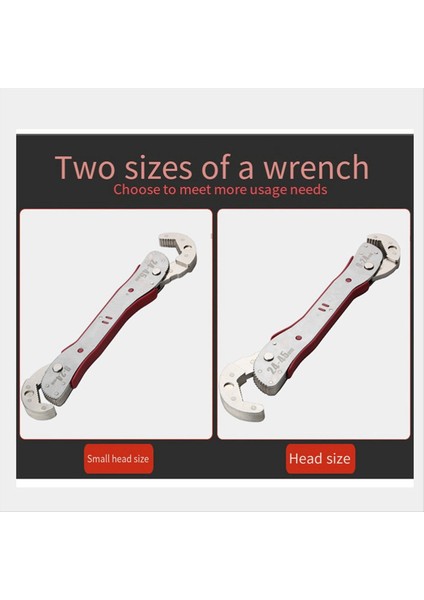 Evrensel Anahtar Evrensel Çok Fonksiyonlu Anahtar Hızlı Tüp Pense Çift Amaçlı Açık Uçlu Ayarlanabilir Anahtar (Yurt Dışından) fiyatları