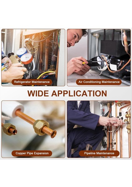 5-1 Arada Hvac Onarım Aracı 2pcs Klima Bakır Boru Tüpü Genişletici Yumuşak Bakır Boru Takma Aracı (Yurt Dışından) fırsatları