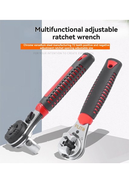 Fute Çok Fonksiyonlu Cırcır Kılavuzu Ayarlanabilir Evrensel Anahtar Tork Sinner Sıhhi Tesisat Borusu Otomatik Multorole Onarma Aracı (Yurt Dışından) indirimleri