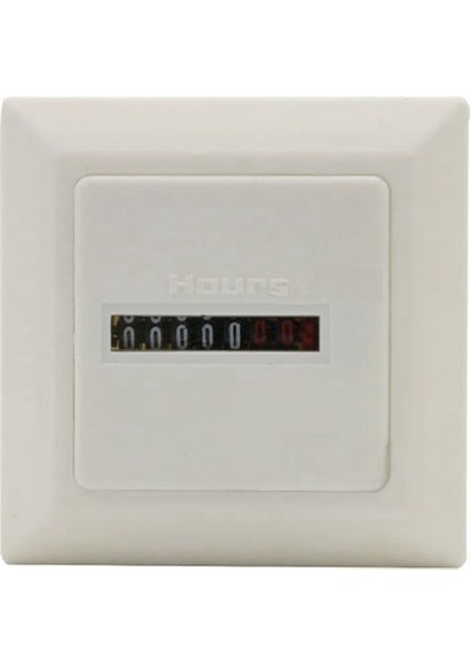 Hm-1 Zamanlayıcı Kare Sayacı Dijital 0-99999 99 Gösterge 0 3W AC220-240V / 50Hz Ac Saat Saat Metre Saat Metre Beyaz (Yurt Dışından)
