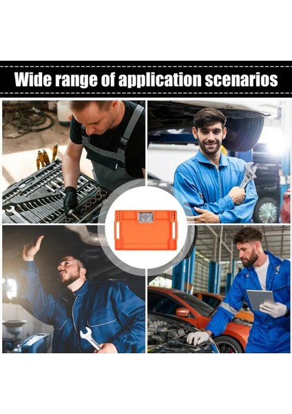 Silikon Takım Tutucu Tepsi Silikon Alet Tutucu Çok Amaçlı Mat Onarım Depolama Segmentli Mekanik Depolama Portakal (Yurt Dışından)