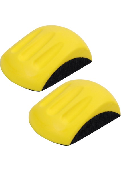 2x 5 Inç El Zımparalama Bloğu Kanca ve Döngü Zımpara Kağıdı El Pedi Parlatma Pedi Aşındırıcı Aletler (Yurt Dışından)