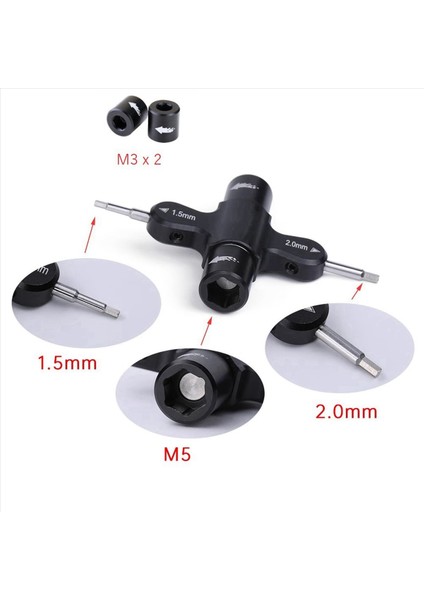 2x M3 M5 Anahtar Vida Somun 1 5 2 0mm Altıgen Tornavida Hızlı Serbest Bırakma Pervane Rc Quadcopter Drone Için Motor Pervane Aracı (Yurt Dışından) indirimleri