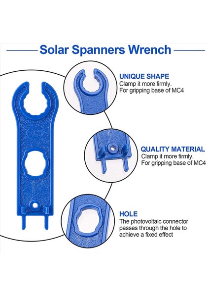8pcs Güneş Enerjisi Konektörü Alet Anahtarları Mc4 Konektörleri Için Güneş Paneli Konektör Düzenleme Aracı Plastik Güneş Anahtarı Anahtarı (Yurt Dışından) indirimleri