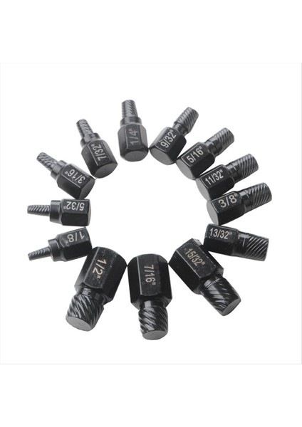 13PCS Vidalı Çıkarıcı Kiti Hasarlı Vida Sökücü Set Kolay Matkap Bitleri Kırık Cıvata Saplama Sökücü Vida Çıkarıcı Seti (Yurt Dışından) fırsatları