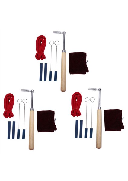 18X Profesyonel Taşınabilir Kol Jujube Piyano Tuning Tuner Sabit Kit Araçları ve Kılıf Piyano Ayarlama Kol Araçları Kiti (Yurt Dışından)