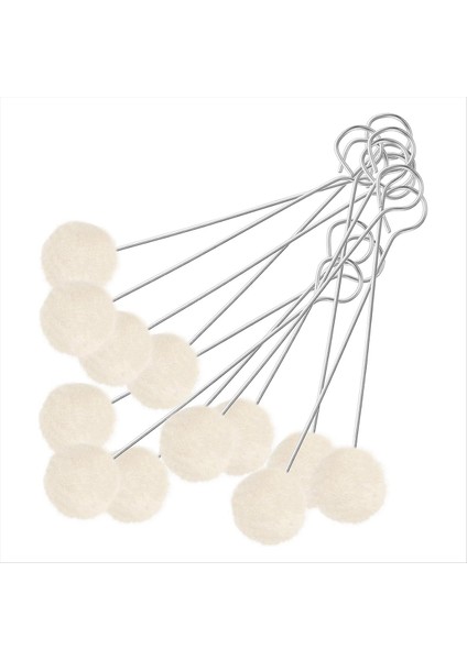 200 Adet Yün Daubers Ball Fırça Deri Boya Aracı Metal Sökili Uygulama Aracı Deri Boya Yün Boya Daube (Yurt Dışından)