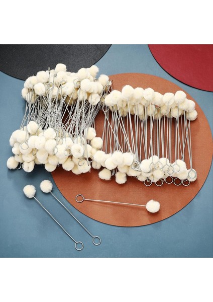 200 Adet Yün Daubers Ball Fırça Deri Boya Aracı Metal Sökili Uygulama Aracı Deri Boya Yün Boya Daube (Yurt Dışından) indirimleri