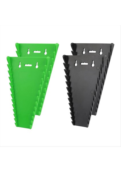 4 Pack Manyetik Anahtar Organizer Aracı Tepsisi Premium Anahtar Tutucuları Sae (1/4-1/16INCH) ve Metrik (6MM-24MM) (Yurt Dışından)