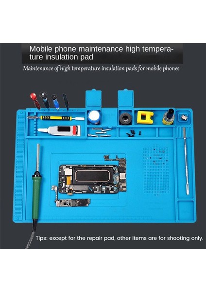 Dirençli Silikon Lehimleme Mat Anti Statik Manyetik Onarım Çalışma Mat Çalışma Tezgahı Cep Telefonu Dizüstü Bilgisayar Onarımı Için (Yurt Dışından) modelleri
