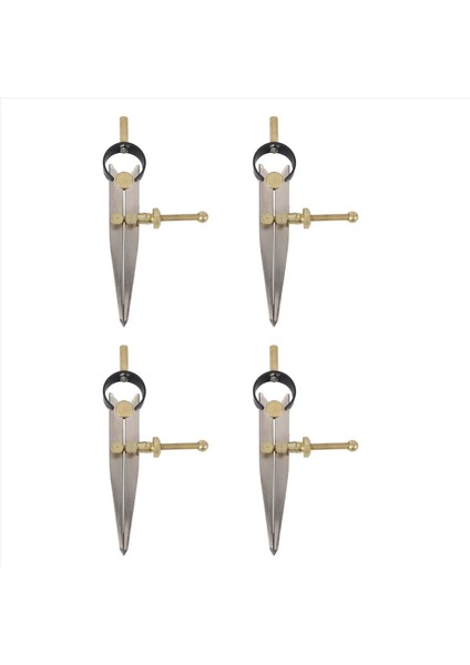 4x Deri Zanaat Döndürücü Zanaat Aracı Diy Kanat Bölücü Ayarlanabilir Çelik Deri Zanaat Yapımı Döndürme Aracı (Yurt Dışından)