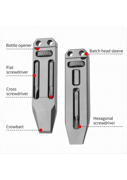 Titanyum Alaşım Mini Anahtarı Çok Fonksiyonlu Ayarlanabilir Anahtar Taşınabilir Anahtar Ara Aracı Insan Için Kolye Tornavida (Yurt Dışından) modelleri