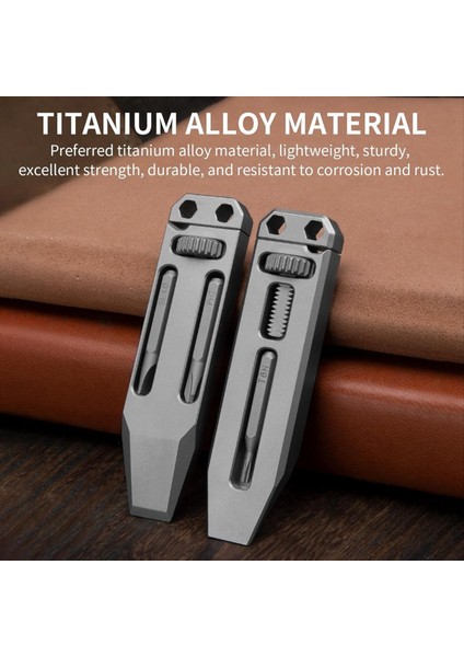 Titanyum Alaşım Mini Anahtarı Çok Fonksiyonlu Ayarlanabilir Anahtar Taşınabilir Anahtar Ara Aracı Insan Için Kolye Tornavida (Yurt Dışından) indirimleri