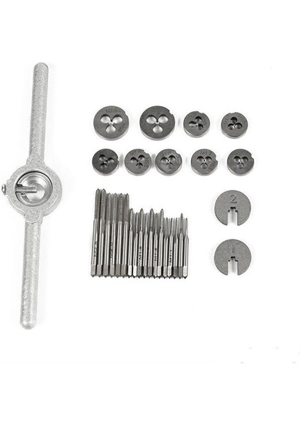 31PCS Metrik Musluk ve Kalıp Seti El Musluk Matkap Ucu Vidası Musluk Hss Iplik Kalıp Anahtarı Tutamak Musluk ve Kalıp Seti (Yurt Dışından) fiyatları