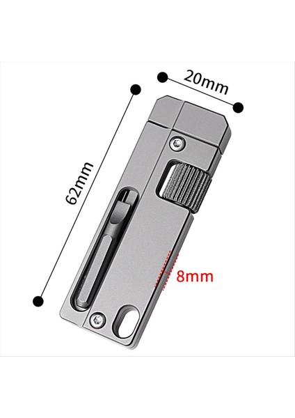 Titanyum Alaşım Mini Ayarlanabilir Anahtar Anahtarı Dış Mekan Kullanımı Için Çoklu Alanlı Taşınabilir Onarım Aracı Çok Işlevli Araç (Yurt Dışından) fiyatları