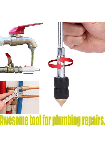 Boru Su Durdurucu Kiti -Hot -Melt Su Hızlı Su Hattı Boru Onarımları Için Iğneler -Paslanmaz Çelik Ev Geliştirme (Yurt Dışından) modelleri