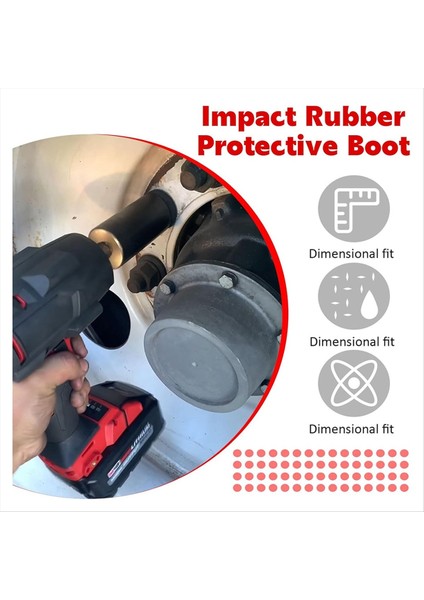 49-16-2960 Koruyucu Önyükleme Yakıt Etki Kauçuk Koruyucu Boot 1/2 3/8 Inç Inatçı Darbe Anahtarı 2962P-20 0 (Yurt Dışından) modelleri