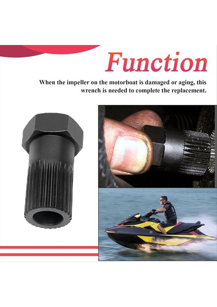 Pervane Çıkarma Spline Anahtarı Aracı Pervane Prop Sökme Aracı WR012 Sea Doo Rxt 215 260 / Rxp-X 255 260 300 (Yurt Dışından) modelleri
