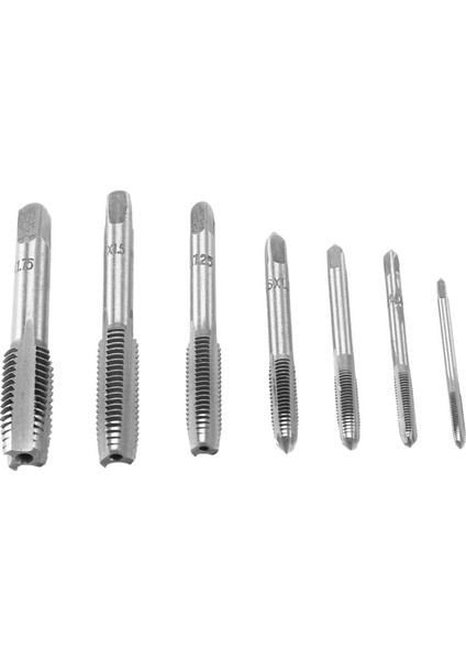 14PCS M3 - M12 Metal El Vidalı Makinesi Metrik Tap Tap Tap Matkap Bit Kiti Gümüş (Yurt Dışından) fiyatları