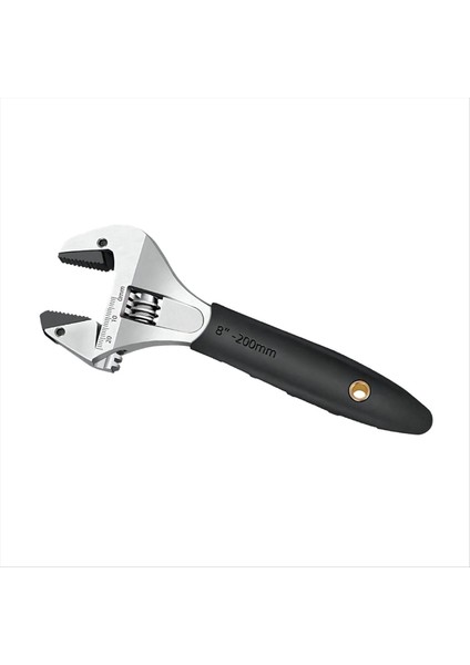 Ratchet Ayarlanabilir Anahtar Kendi Kendine Sıkıcı Ayarlanabilir Anahtar Çok Fonksiyonlu Büyük Açılış Banyo Anahtarı 8 Inç (Yurt Dışından)