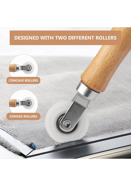 11 Pcs Ekran Onarım Kiti Rulmanlı Ekran Silindir Aracı 65FT Screen Spline 8pcs Ekran Klipleri ve Spline Çıkarma Kancası (Yurt Dışından) modelleri