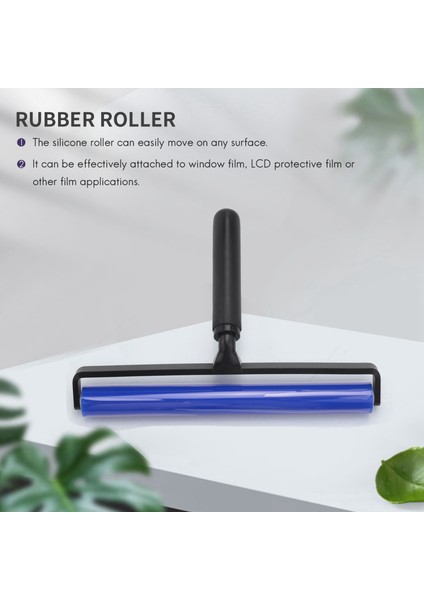 12 Inç Genişliğinde Silikon Yumuşak Kauçuk Yapıştırma Silindiri Squegee Haddeleme Tekerleği Anti-Statik Yapışkan Deadener Otomotiv (Yurt Dışından) modelleri