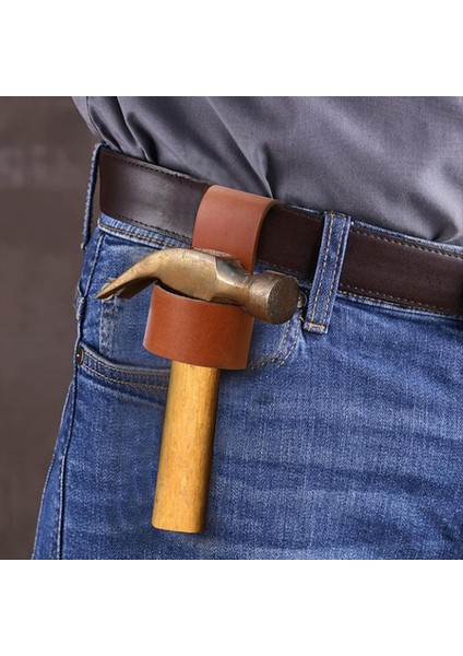 Deri Çekiç Standı Kemer Döngüsü ile Premium Çekiç Standı Çoklu Tool Çekiç Standı Küçük Çekiç Balta Tutucu Deri Çantası (Yurt Dışından) indirimleri