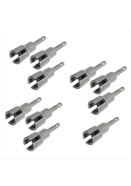 Kasırga Deklanşör Matkap Bit Kanat Somun Matkap Bit Kanat Soketi Güç Kanadı Somun Sürücüsü Seti Panel Somunları Için 1/4inch Hex Shank (Yurt Dışından)