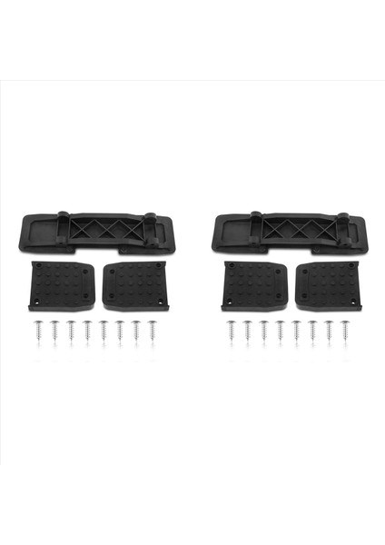 2x Stilt Roles Değiştirme Kitleri Dikişli Tabanlar Alçıpan Için Alig Slip Pedler Slip Olmayan Tiltler Vidalı Ayak Pedleri (Yurt Dışından)